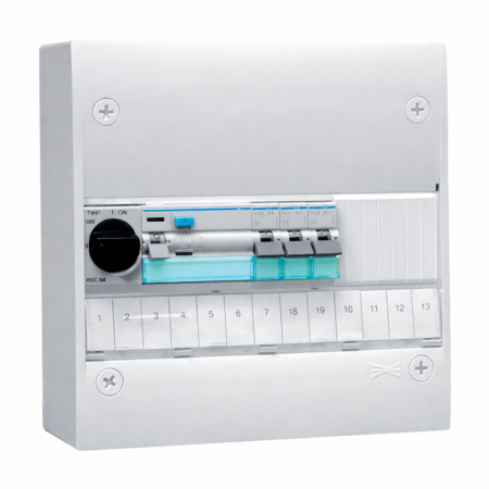 Elcentral 13x1 Säkringscentral (13 moduler)