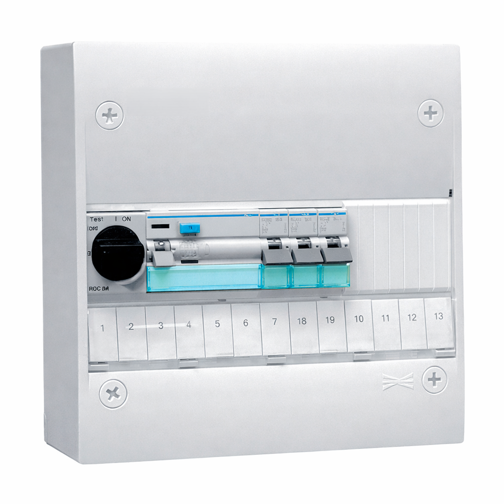 Elcentral 13x1 Säkringscentral (13 moduler)