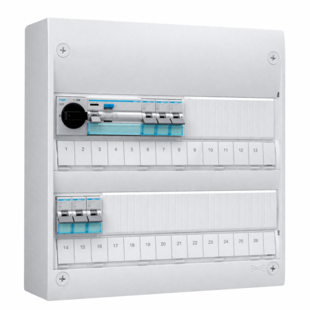Elcentral 13x2 Säkringscentral (26 moduler)