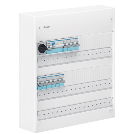 Elcentral 18x3 Säkringscentral (54 moduler)